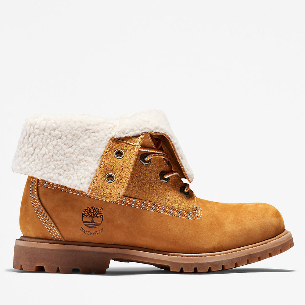 Timberland® Authentic Fold-over Boot for Women in Yellow Timberland US
