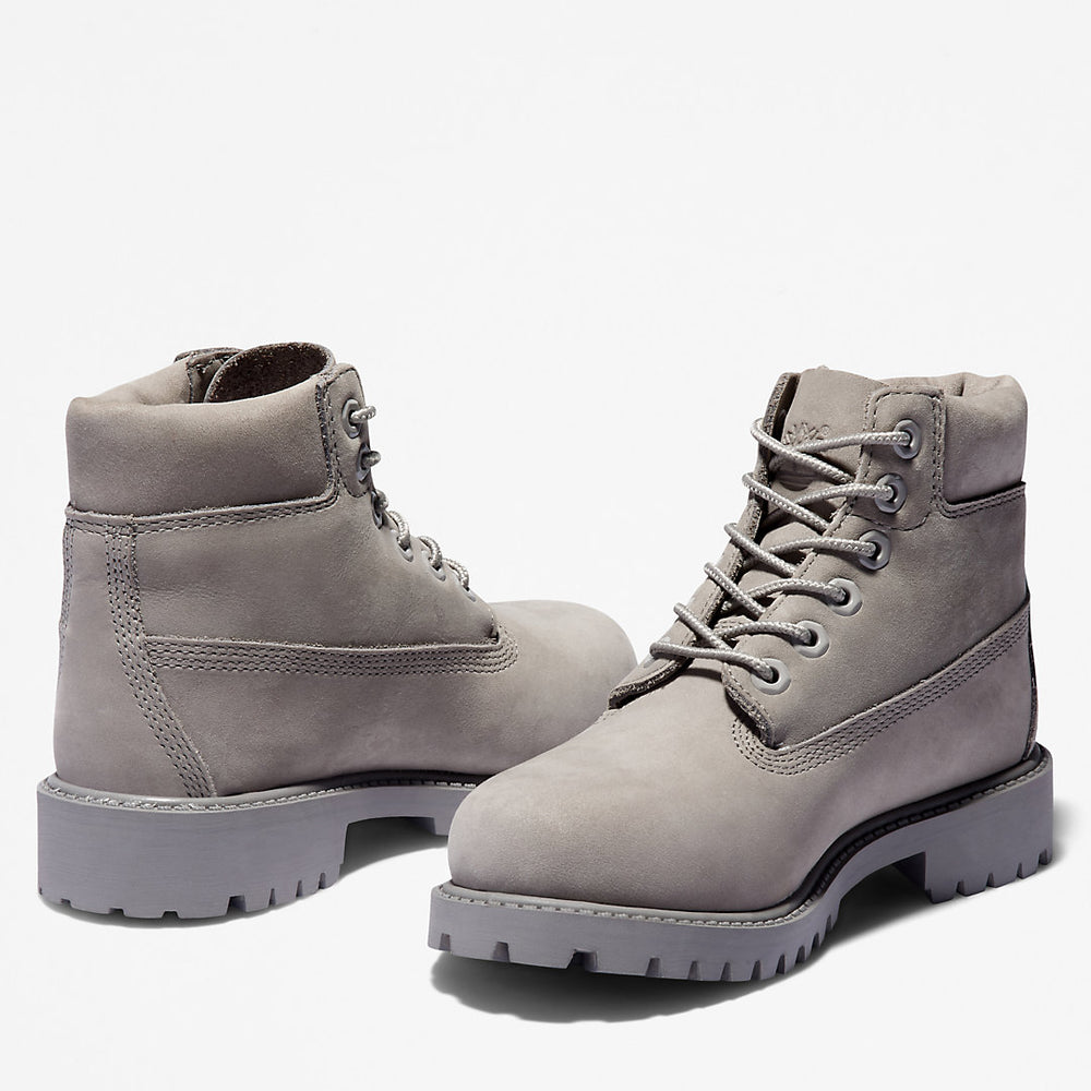 Timberland® Premium 6 Inch Boot for Junior in Grey Timberland Discount