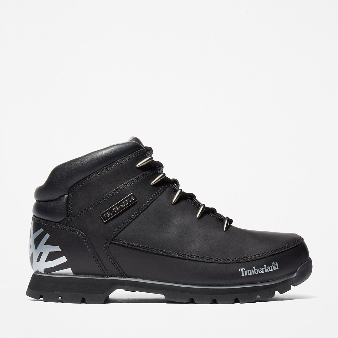 Euro Sprint Hiker for Men in Black Full-grain Timberland Outlet