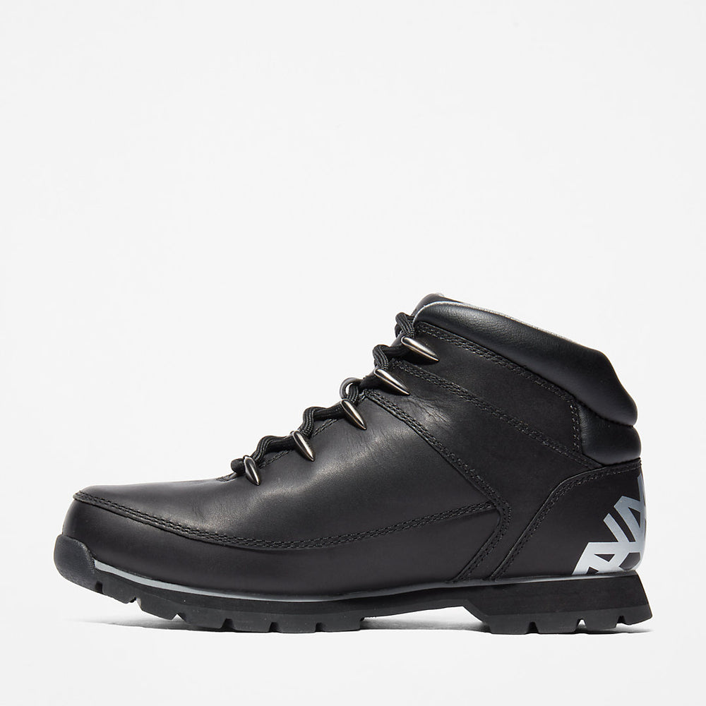 Euro Sprint Hiker for Men in Black Full-grain Timberland Outlet