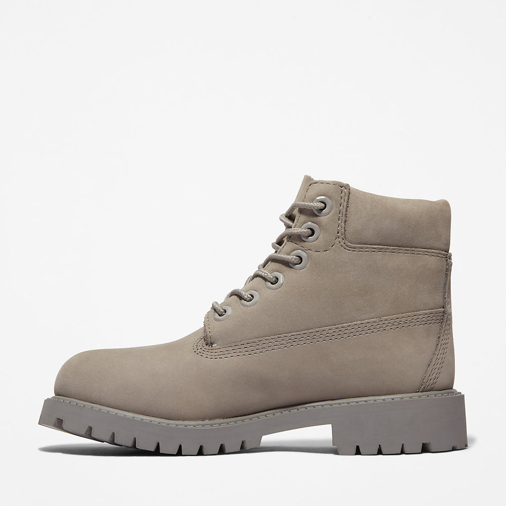 6 Inch Premium Boot for Youth in Grey Timberland For Sale