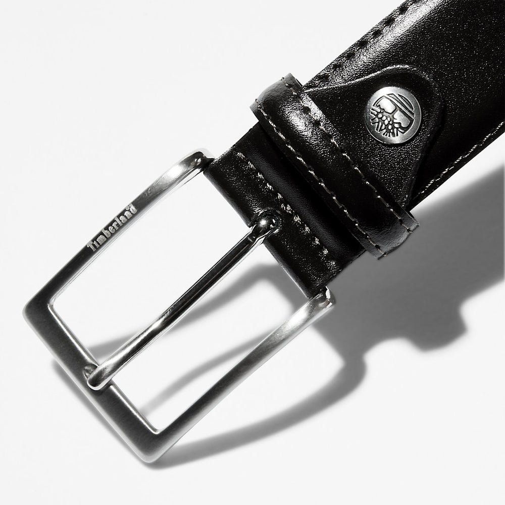 Classic Squared Buckle Beltfor Men in Black Timberland US