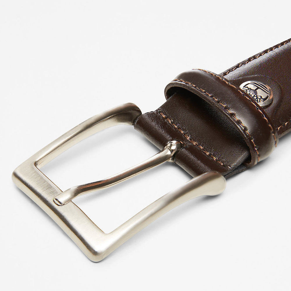 Classic Squared Buckle Beltfor Men in Brown Timberland On Sale
