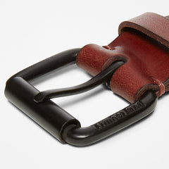 Roller Buckle Leather Belt for Men in Brown Timberland Sale