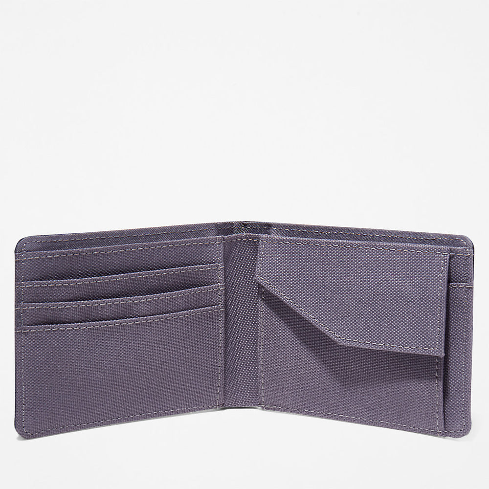 Halyard Patch Wallet with Coin Pocket for Men in Black Timberland Discount