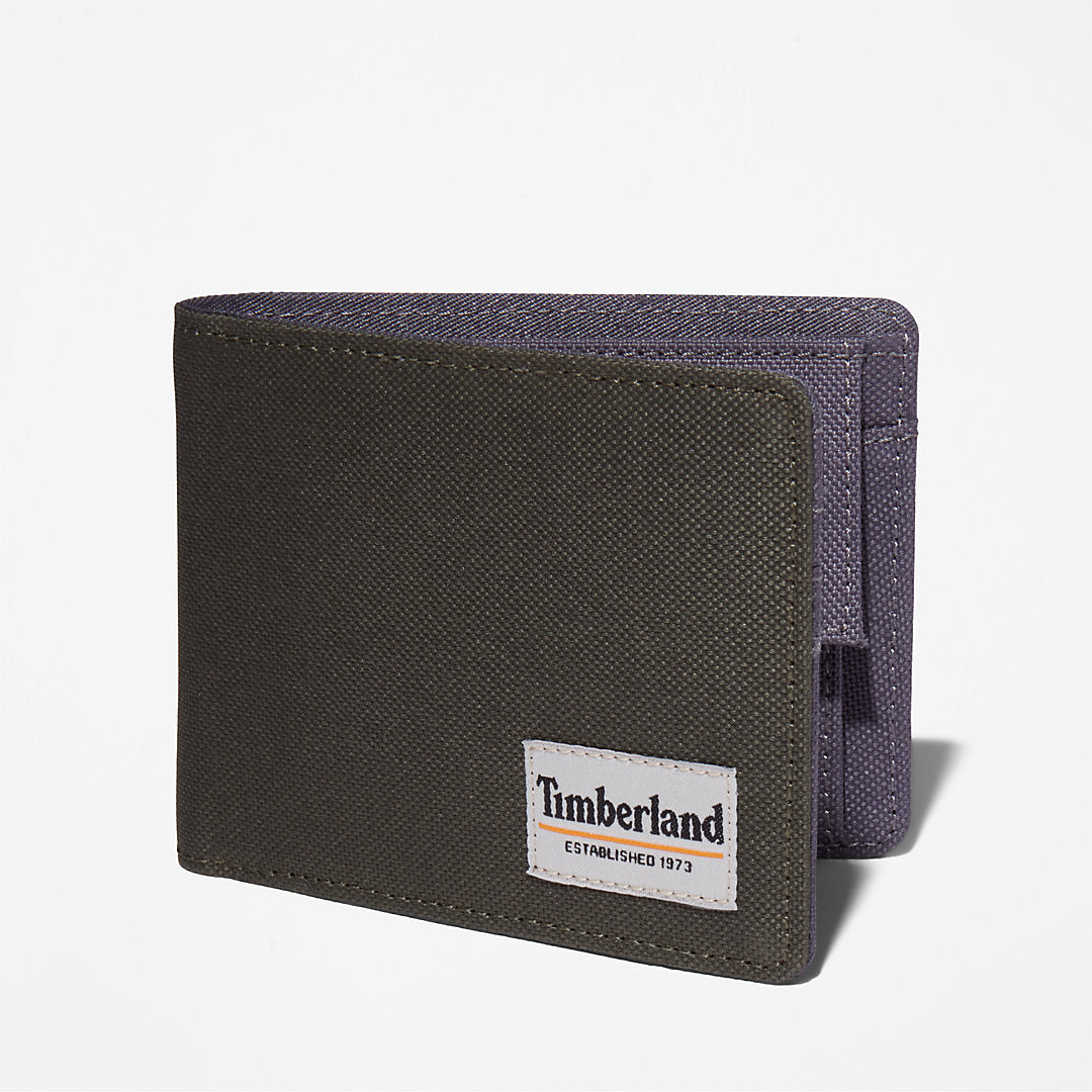 Halyard Patch Wallet with Coin Pocket for Men in Green Timberland Sale