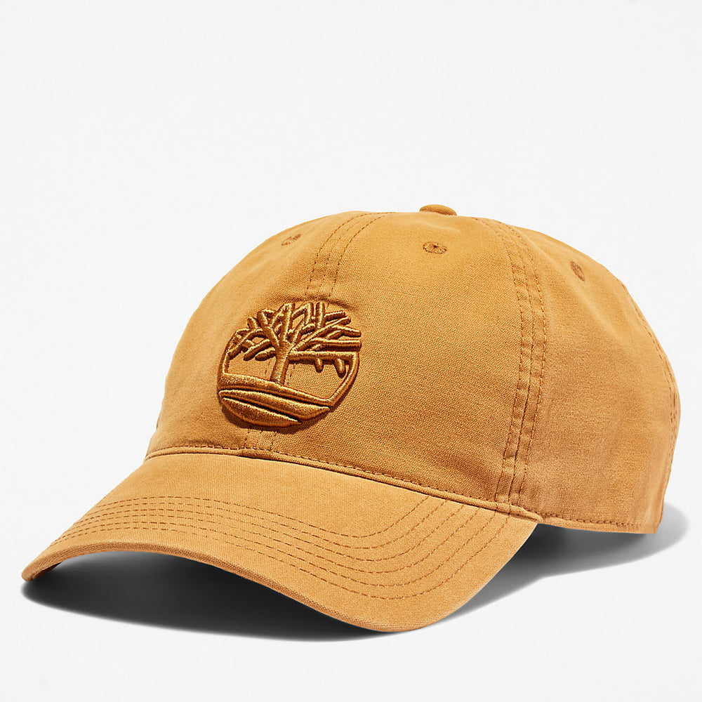 Soundview Cotton Canvas Cap for Men in Yellow Timberland Sale