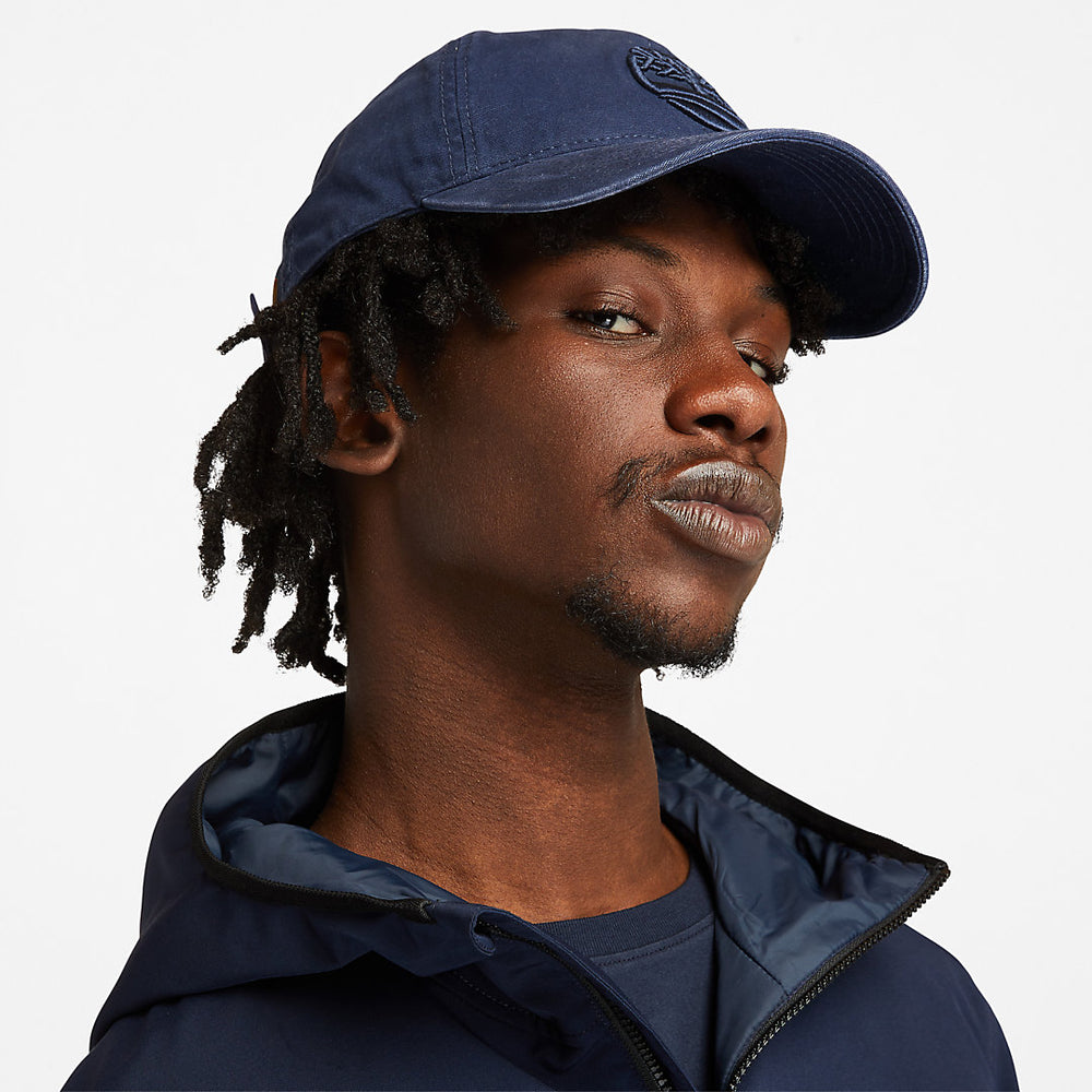 Soundview Cotton Canvas Cap for Men in Navy Timberland On Sale