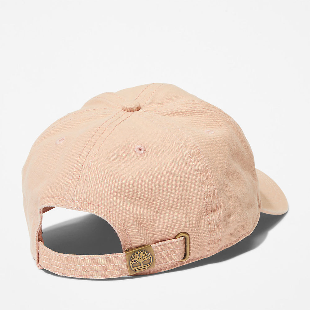 Soundview Cotton Canvas Baseball Cap for Men in Pink Timberland For Sale