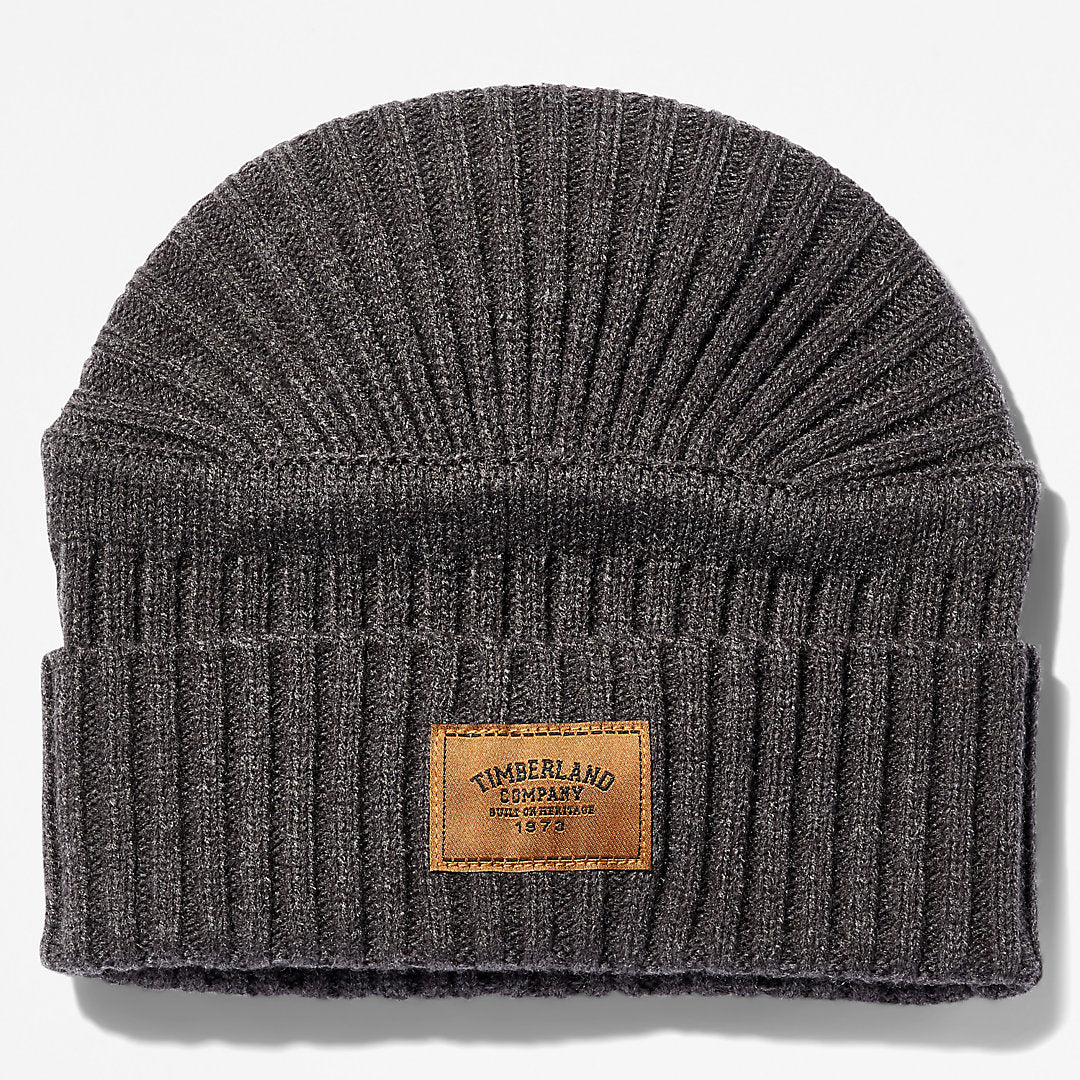 Gulf Beach Ribbed Beanie for Men in Dark Grey Timberland Online