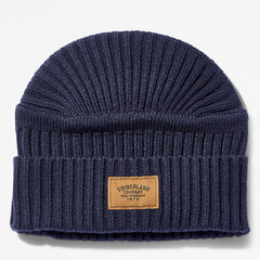 Gulf Beach Ribbed Beanie for Men in Navy Timberland Outlet