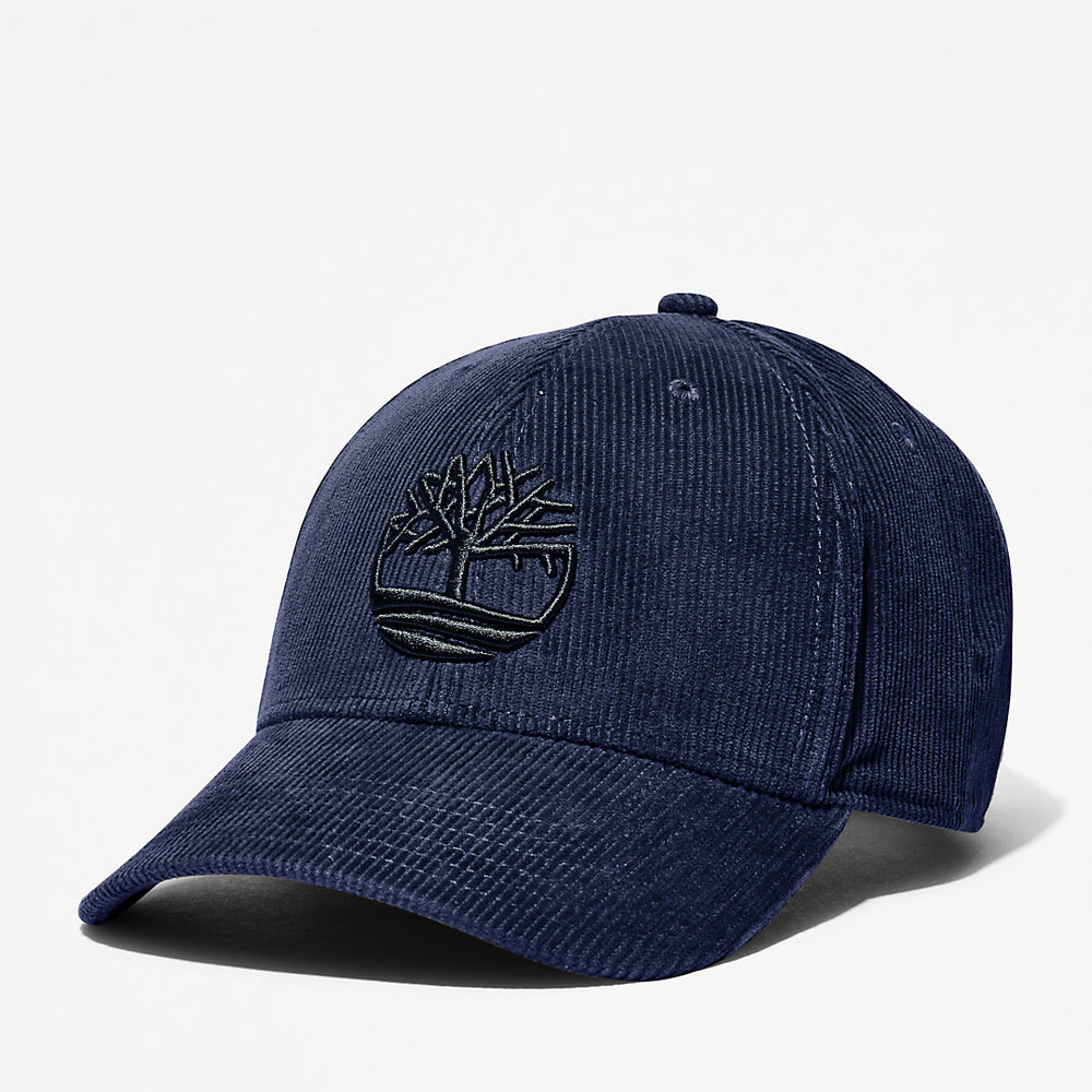 Cotton Corduroy 6-panel Cap for Men in Blue Timberland US