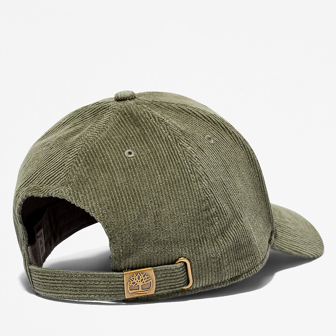 Cotton Corduroy 6-panel Cap for Men in Green Timberland Online