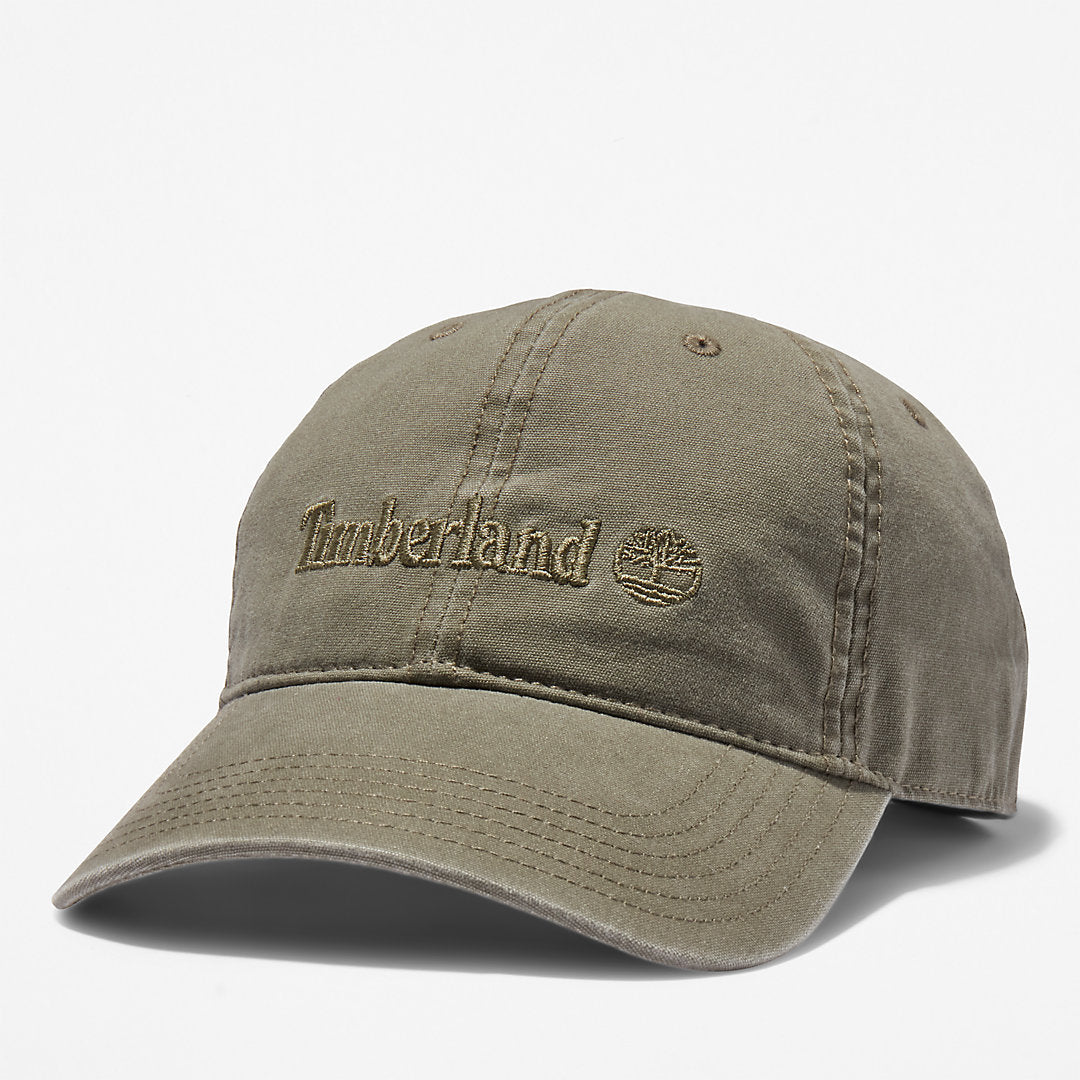 Cooper Hill Cotton Canvas Baseball Cap for Men in Green Timberland Online