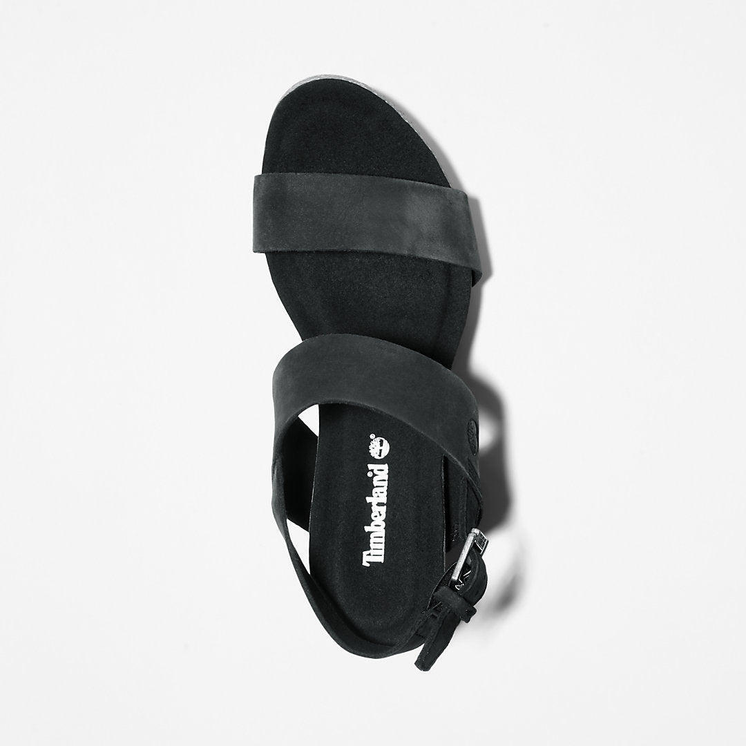 Capri Sunset Wedge Sandal for Women in Black Timberland Online