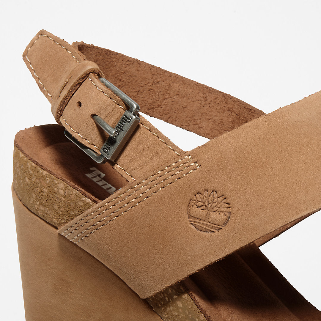 Capri Sunset Wedge Sandal for Women in Brown Timberland Discount