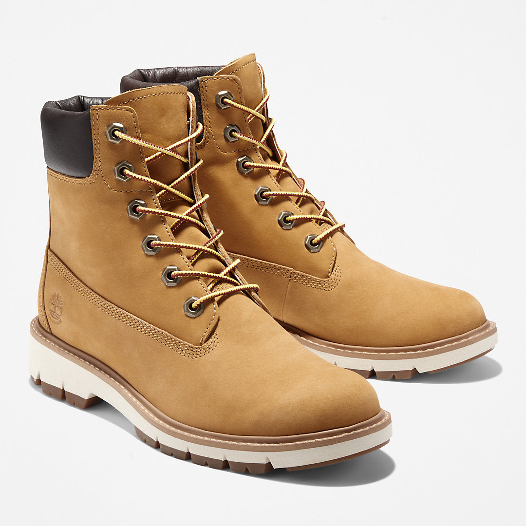 Lucia Way 6 Inch Boot for Women in Yellow Timberland For Sale