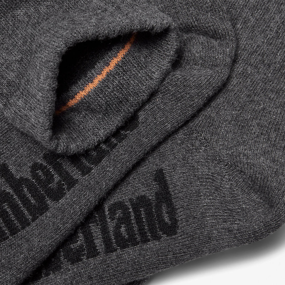 Stratham 3-Pack Crew Sport Socks for Men in Dark Grey Timberland Outlet
