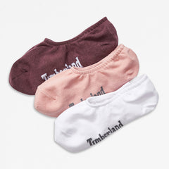 Stratham 3-Pack Liner Socks for Women in Pink Timberland Sale