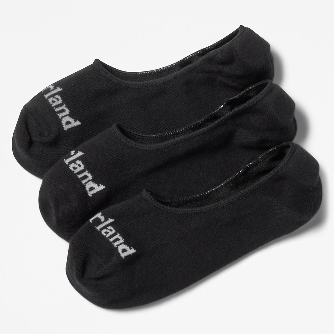 Stratham 3-pack Invisible Socks for Men in Black Timberland US