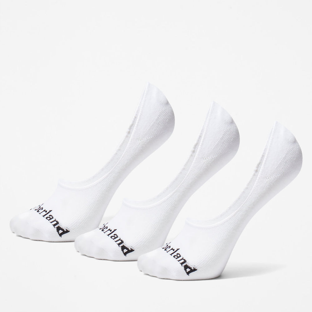 Stratham 3-Pack Low Liner Socks for Men in White Timberland Online
