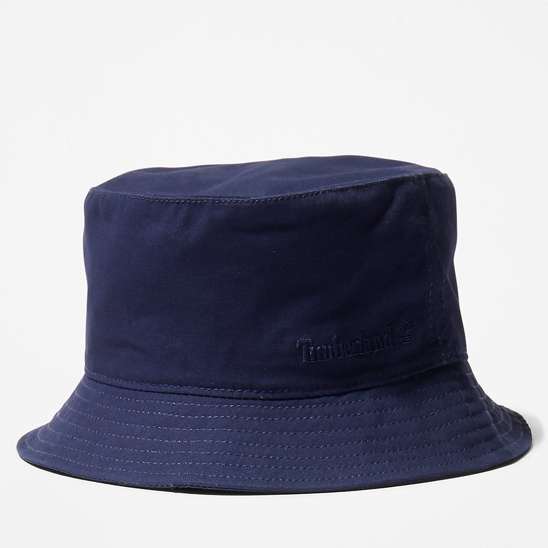 Canvas Bucket Hat for Men in Navy Timberland For Sale