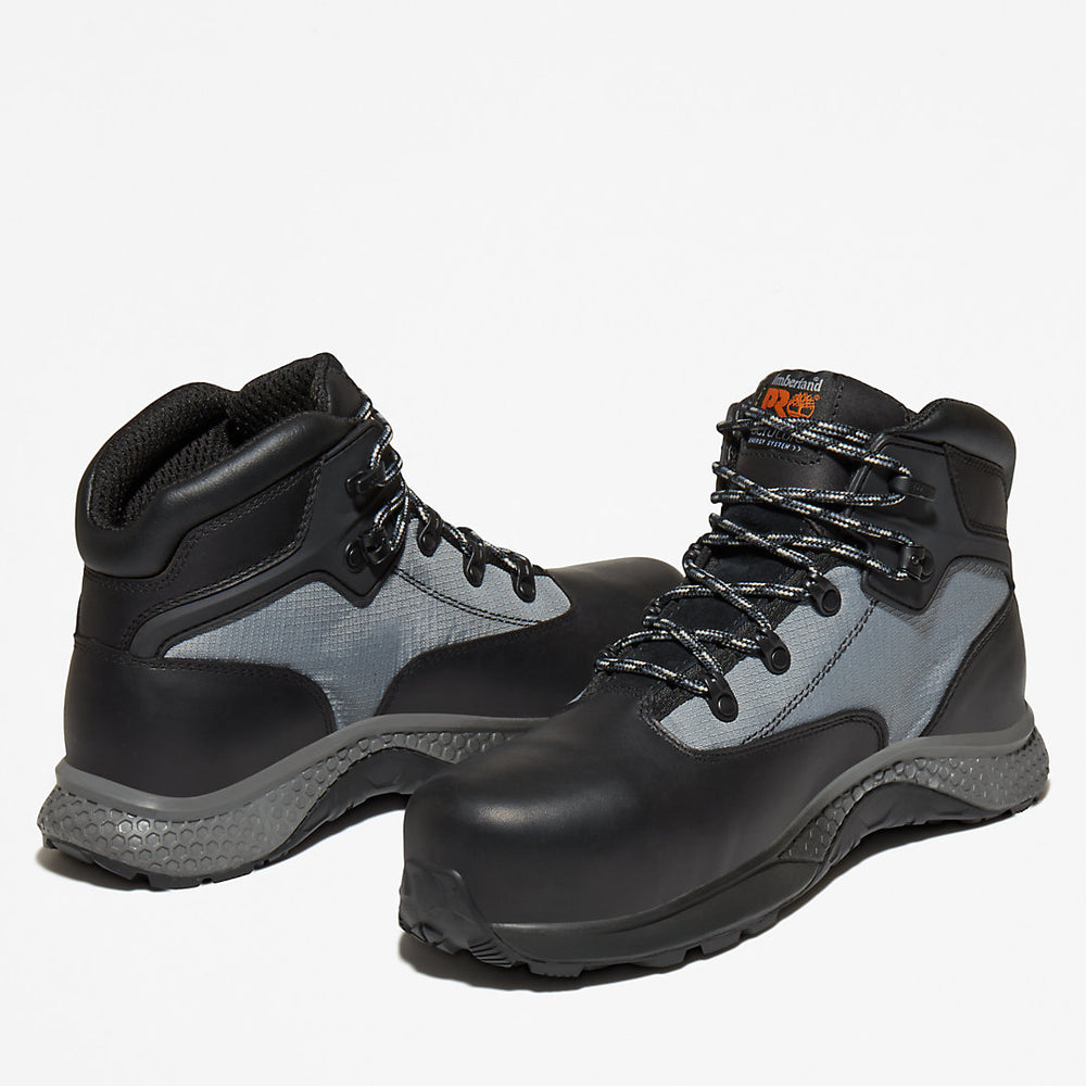 Timberland PRO® Euro Hiker Work Boot for Men in Black Timberland Online