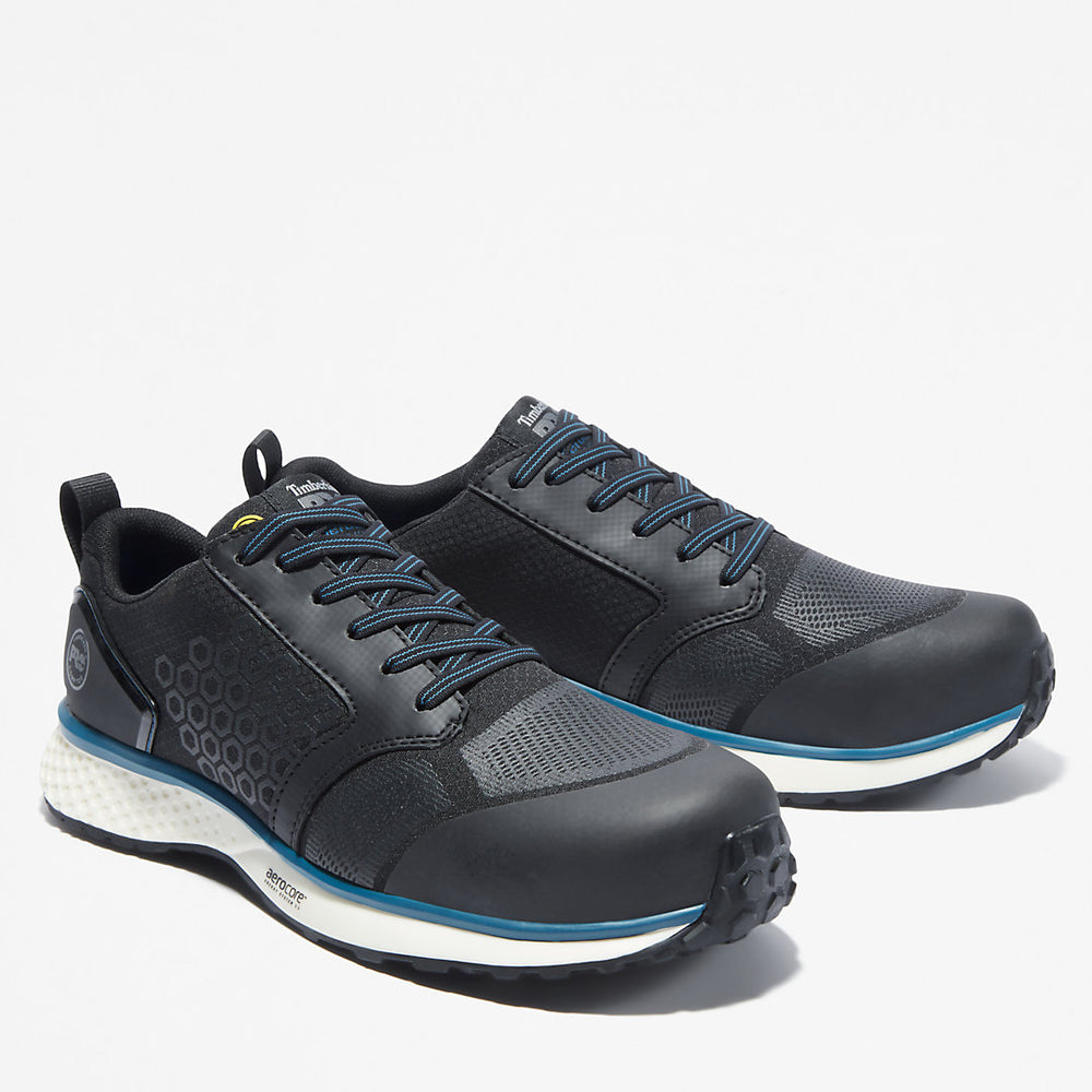 Timberland PRO® Reaxion Work Shoe for Men in Black/Blue Timberland For Sale
