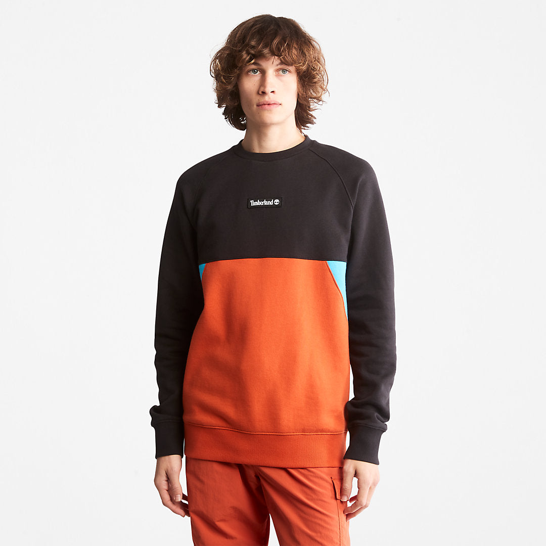 Cut-and-Sew Sweatshirt for All Gender in Orange Timberland Discount