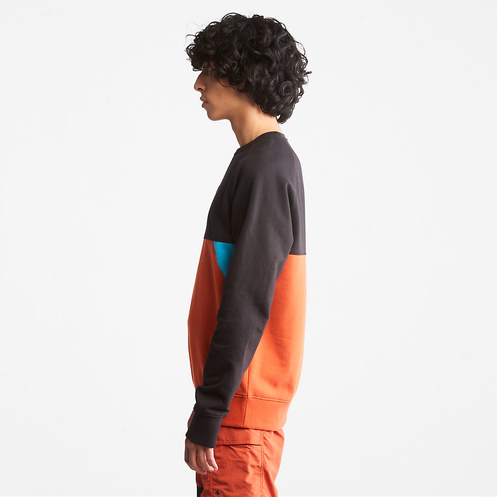 Cut-and-Sew Sweatshirt for All Gender in Orange Timberland Discount