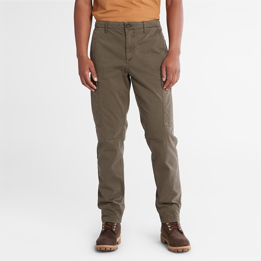 Core Twill Cargo Pants for Men in Dark Green Timberland Sale
