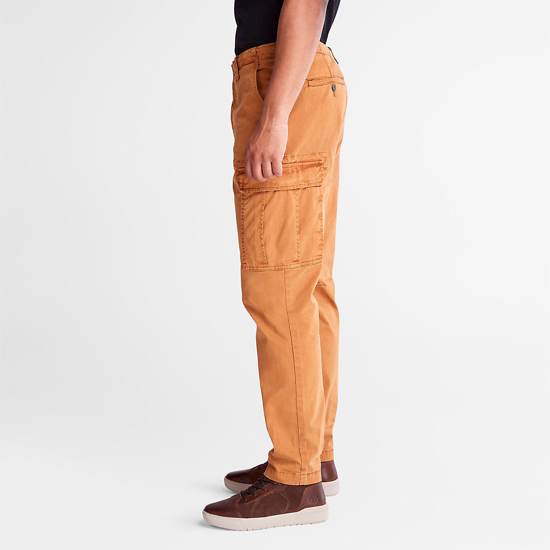 Core Twill Cargo Pants for Men in Yellow Timberland Discount