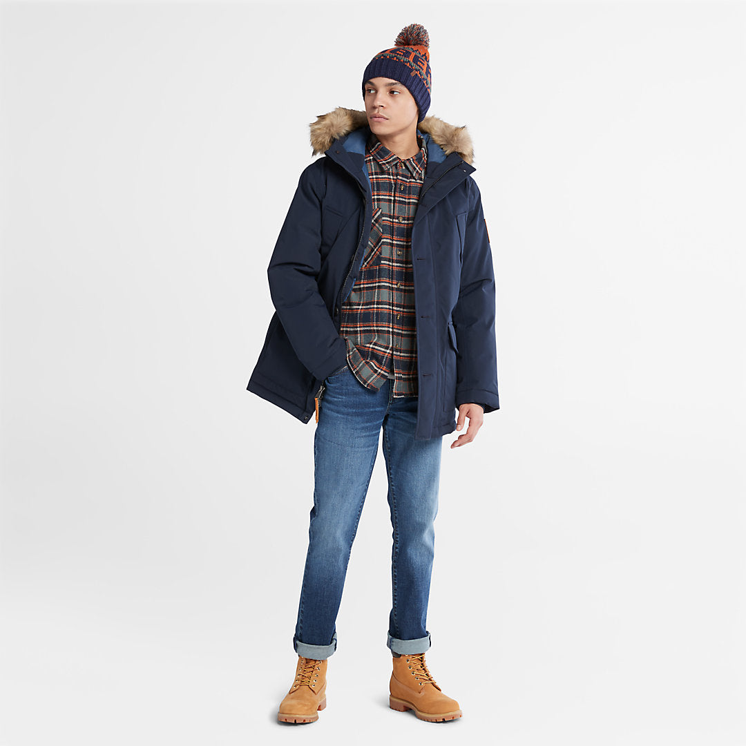 Scar Ridge Parka for Men in Navy Timberland Outlet