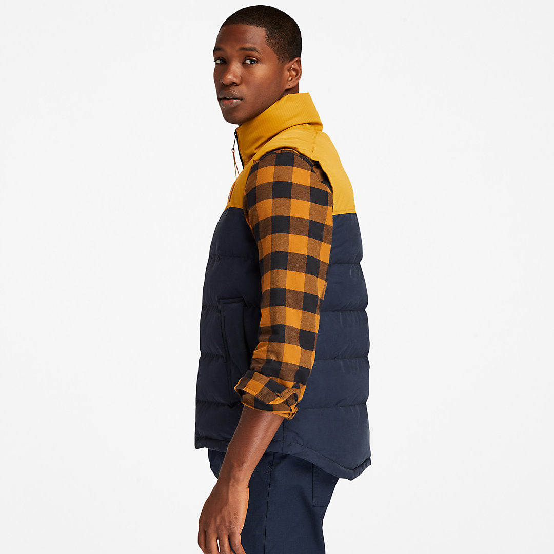 Welch Mountain Puffer Vest for Men in Navy Timberland Discount