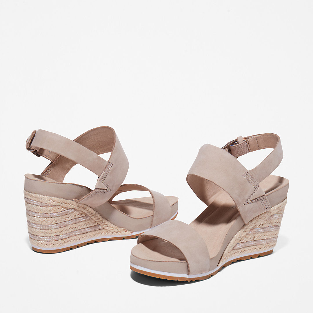 Capri Sunset Wedge Sandal for Women in Beige Timberland US
