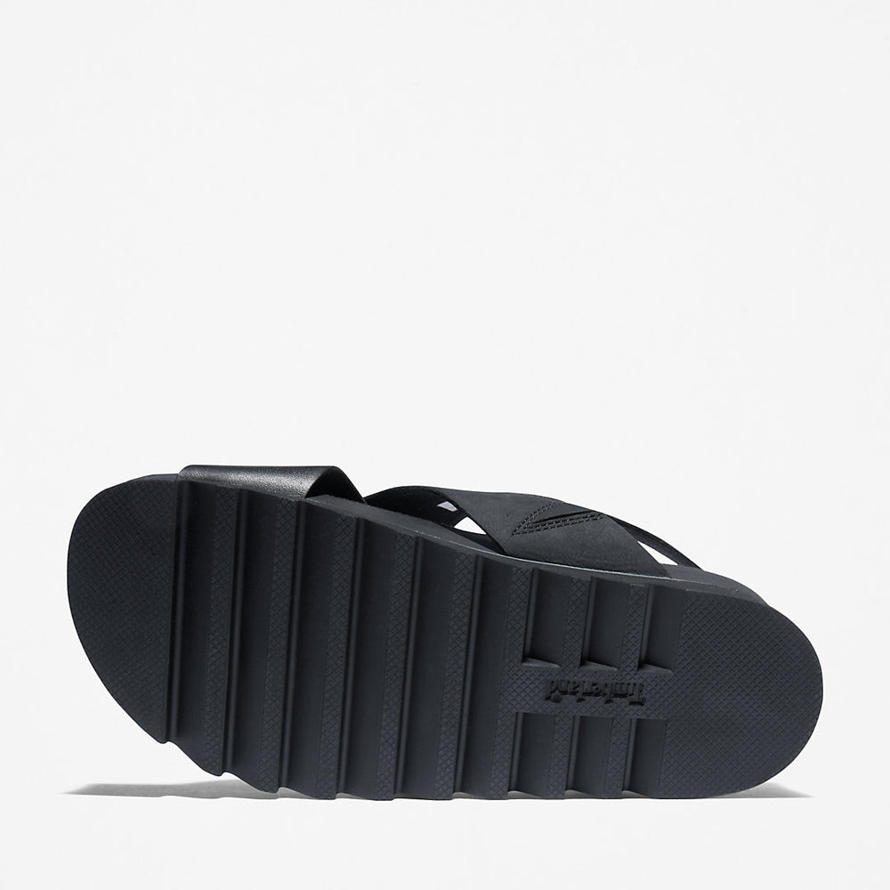 Santa Monica Sunrise Sandal for Women in Black Timberland For Sale