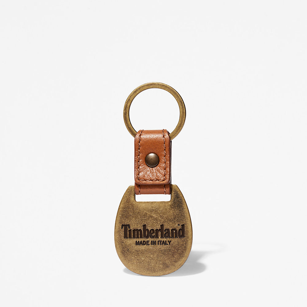 Leather Card Holder & Keyring Gift Set in Brown Timberland Outlet