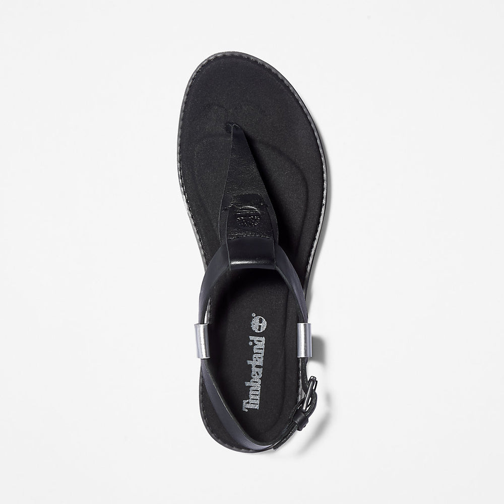 Chicago Riverside Thong Sandal for Women in Black Timberland Discount