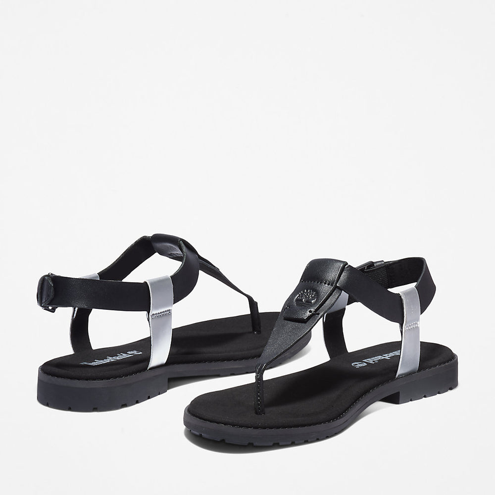 Chicago Riverside Thong Sandal for Women in Black Timberland Discount