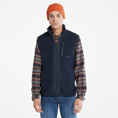 High-pile Fleece Gilet for Men in Navy Timberland Online