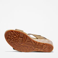 Capri Sunset Wedge Sandal for Women in Greige Timberland On Sale