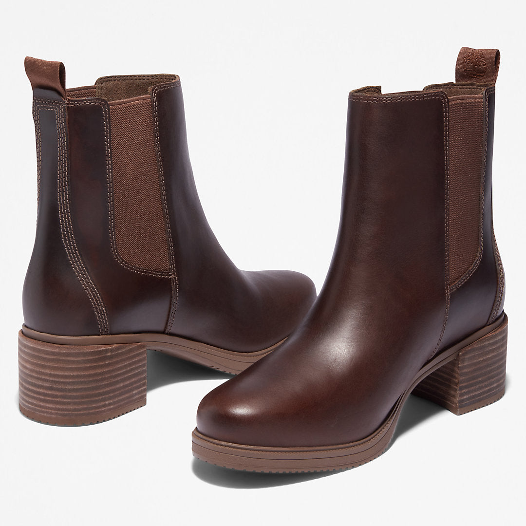 Dalston Vibe Chelsea Boot for Women in Dark Brown Timberland Sale