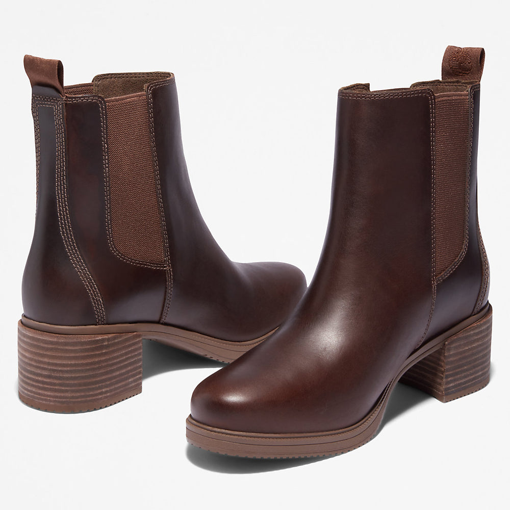 Dalston Vibe Chelsea Boot for Women in Dark Brown Timberland Sale