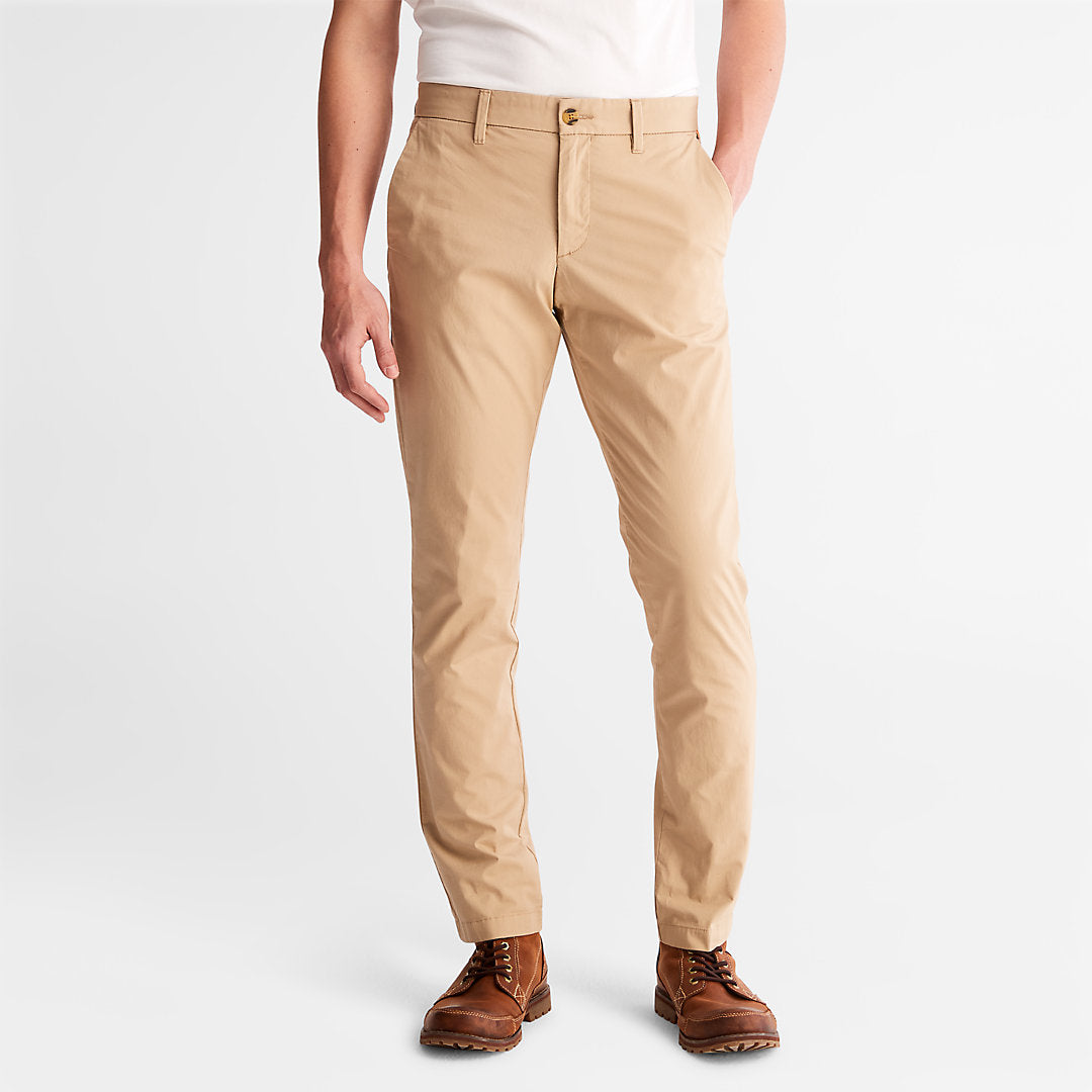 Sargent Lake Stretch Chinos for Men in Beige Timberland Outlet