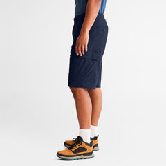 Poplin Cargo Shorts for Men in Navy Timberland On Sale