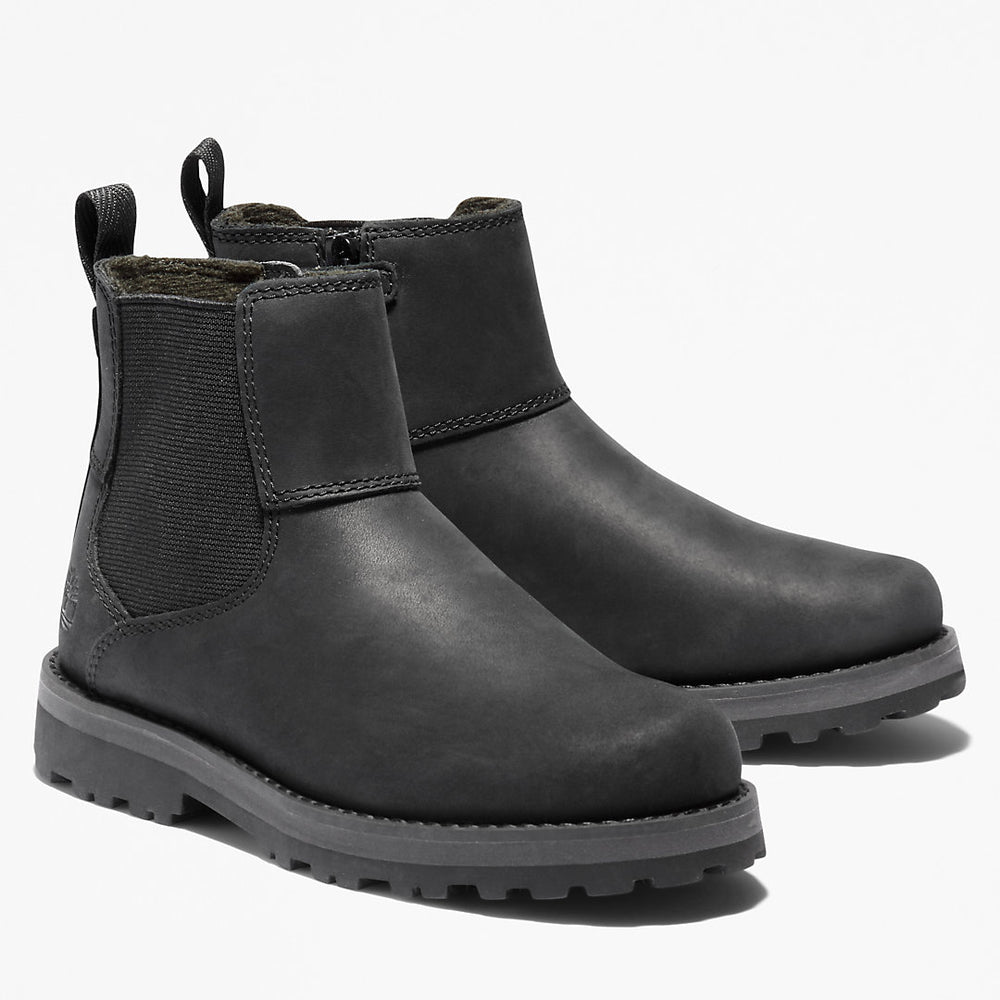 Courma Kid Chelsea Boot for Youth in Black Timberland On Sale