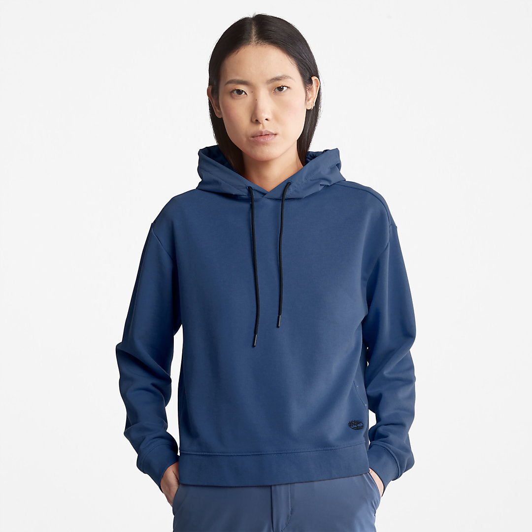 Solid-colour Hoodie for Women in Blue Timberland Discount