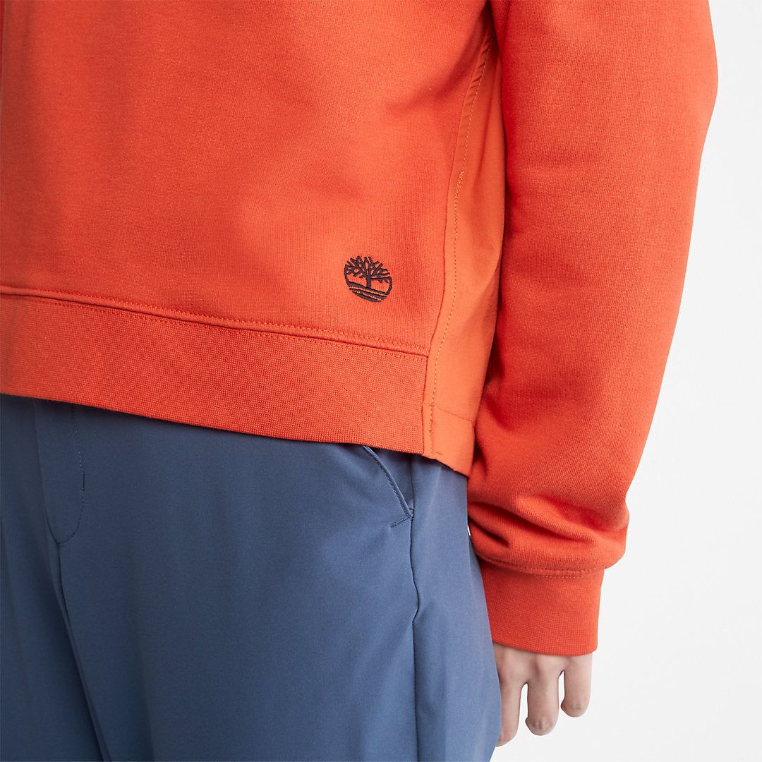 Solid-colour Hoodie for Women in Orange Timberland US
