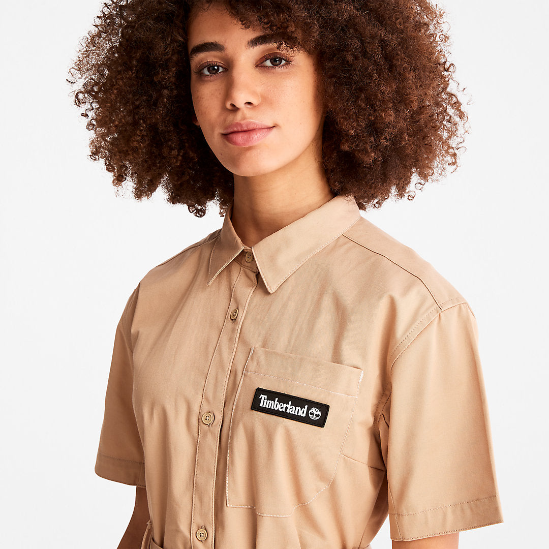 TimberCHILL™ Utility Dress for Women in Beige Timberland On Sale