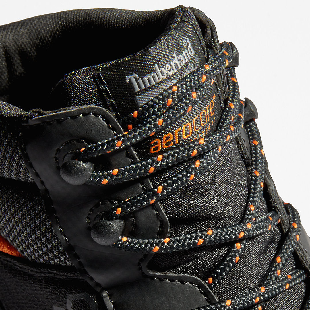 Timberland PRO® Reaxion Work Boot for Men in Black/Orange Timberland Sale